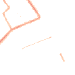 Night-time road noise heatmap for DN35 0BU