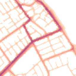 Daytime road noise heatmap for DN35 0DG