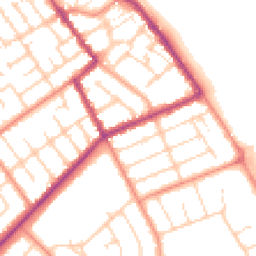 Daytime road noise heatmap for DN35 0DQ