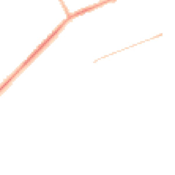 Night-time road noise heatmap for DN35 0DX