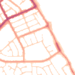 Daytime road noise heatmap for DN35 0EF