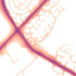 Daytime road noise heatmap for DN35 0RH