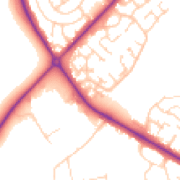 Daytime road noise heatmap for DN35 0RJ