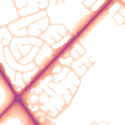 Daytime road noise heatmap for DN35 0SD