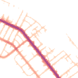 Daytime road noise heatmap for DN35 7JN