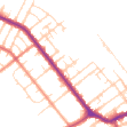 Daytime road noise heatmap for DN35 7JX