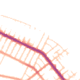Daytime road noise heatmap for DN35 7QB