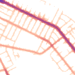 Daytime road noise heatmap for DN35 7RA