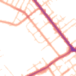 Daytime road noise heatmap for DN35 7UD