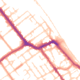 Daytime road noise heatmap for DN35 8BN