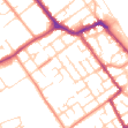 Daytime road noise heatmap for DN35 8DH