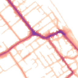 Daytime road noise heatmap for DN35 8DP