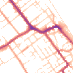 Daytime road noise heatmap for DN35 8DW