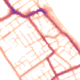 Daytime road noise heatmap for DN35 8HZ