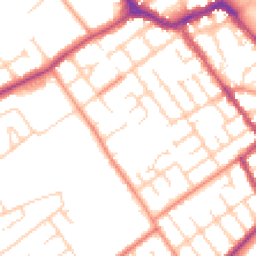 Daytime road noise heatmap for DN35 8JF