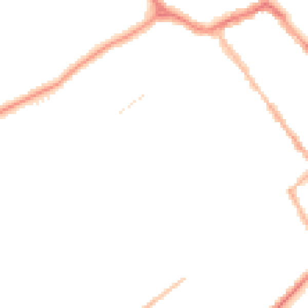 Night-time road noise heatmap for DN35 8JF