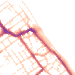 Daytime road noise heatmap for DN35 8LE