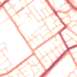 Daytime road noise heatmap for DN35 8PF