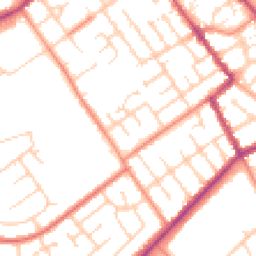 Daytime road noise heatmap for DN35 8PH