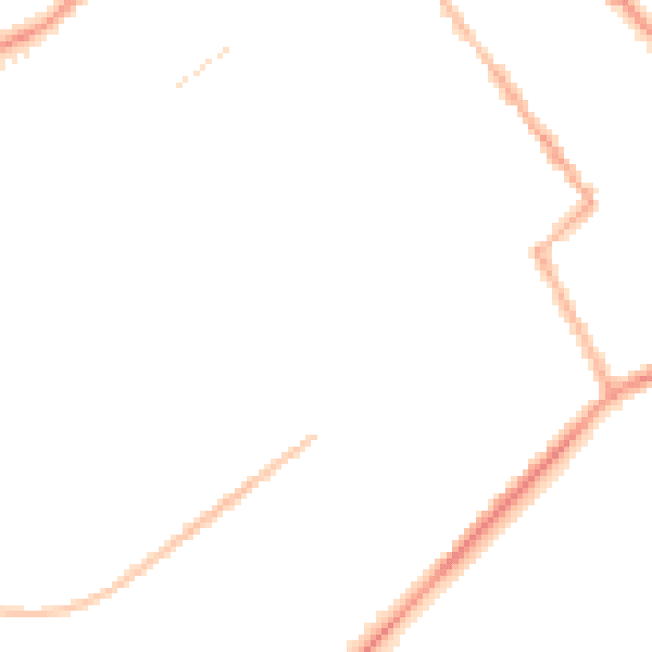 Night-time road noise heatmap for DN35 8PH