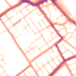 Daytime road noise heatmap for DN35 8PS
