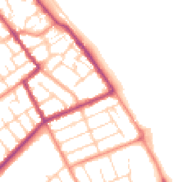 Daytime road noise heatmap for DN35 8QP