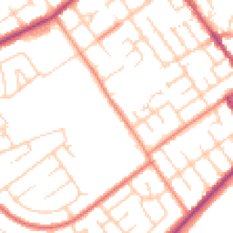 Daytime road noise heatmap for DN35 8UN
