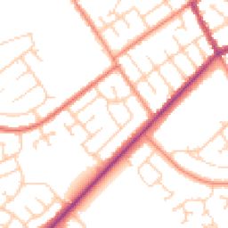 Daytime road noise heatmap for DN35 9AY