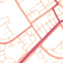Daytime road noise heatmap for DN35 9BG