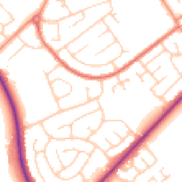 Daytime road noise heatmap for DN35 9DA