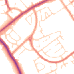 Daytime road noise heatmap for DN35 9HJ