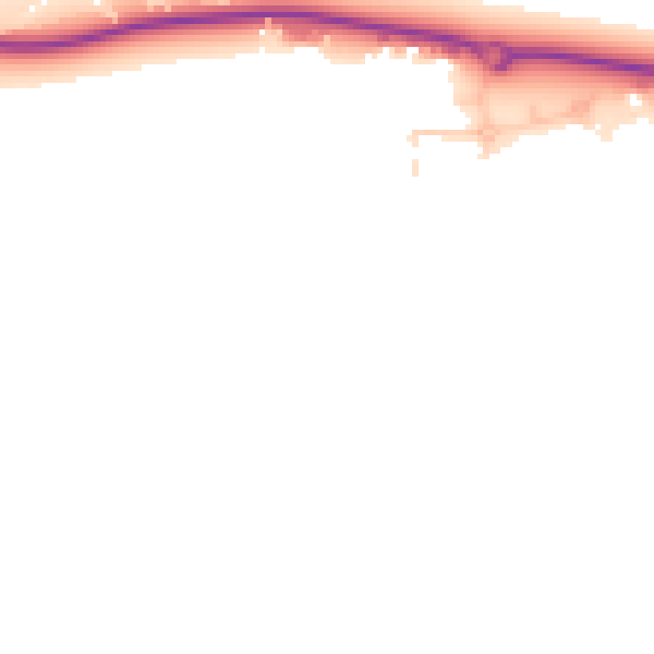 Daytime road noise heatmap for DN38 6AF