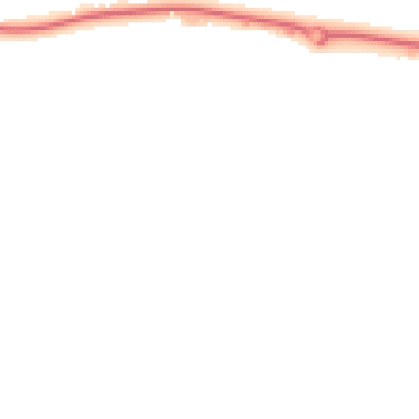 Night-time road noise heatmap for DN38 6AF