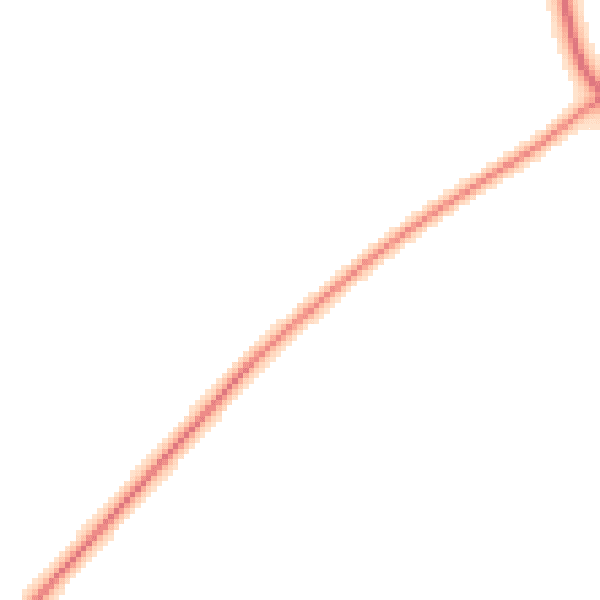 Daytime road noise heatmap for DN38 6AG