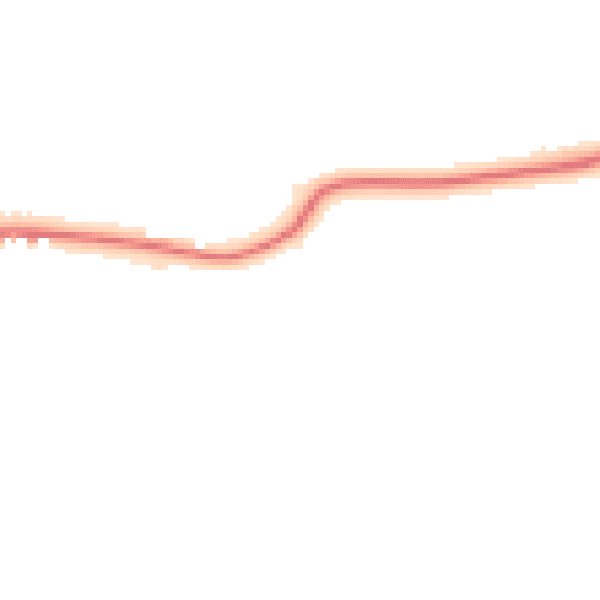 Night-time road noise heatmap for DN38 6DT