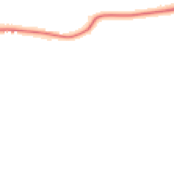 Night-time road noise heatmap for DN38 6DU