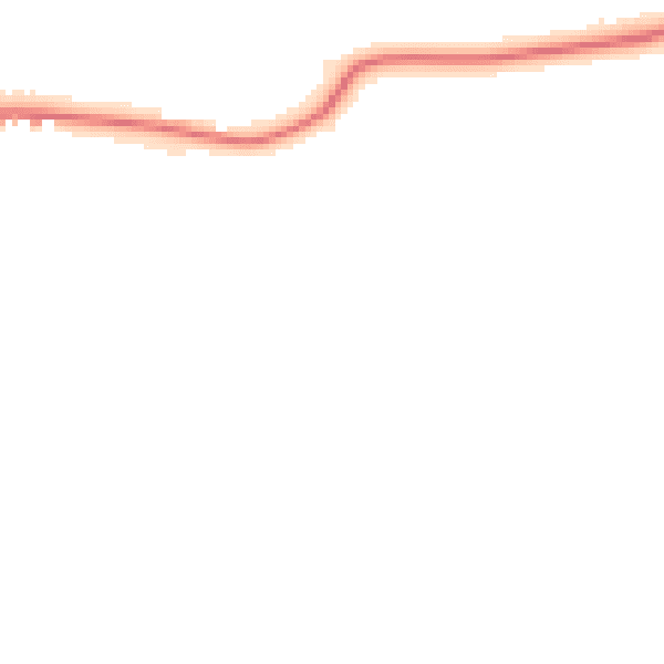 Night-time road noise heatmap for DN38 6DX