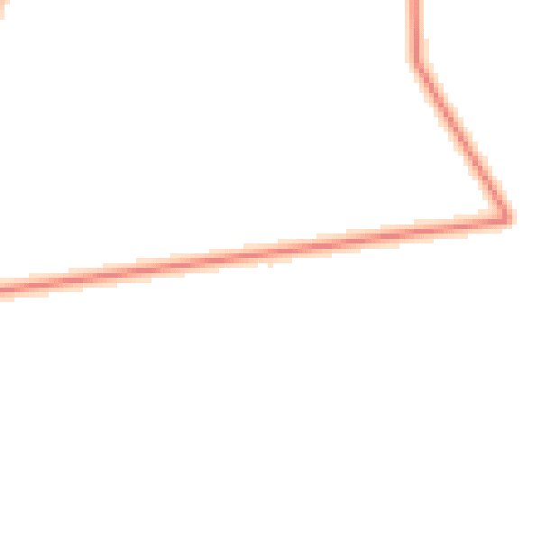 Daytime road noise heatmap for DN38 6EA