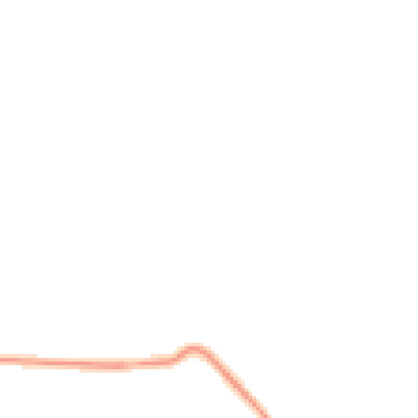 Night-time road noise heatmap for DN38 6EP