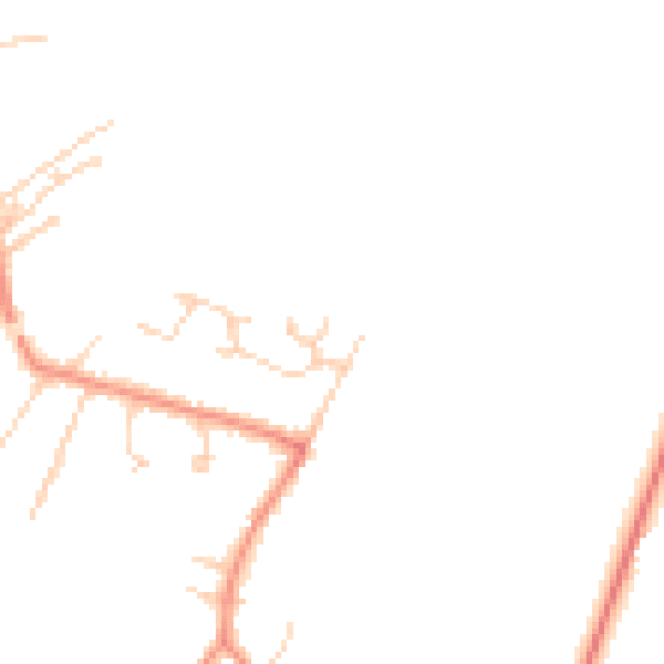 Daytime road noise heatmap for DN38 6FF