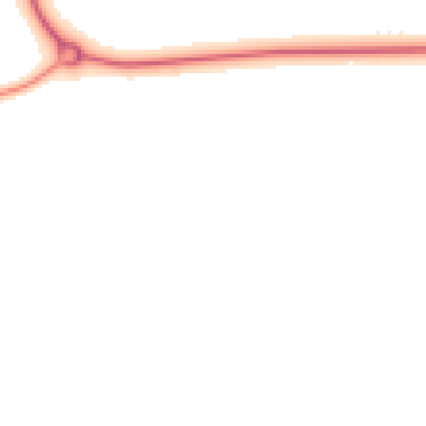Night-time road noise heatmap for DN38 6HH