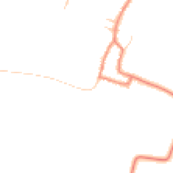 Daytime road noise heatmap for DN38 6JW