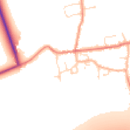 Daytime road noise heatmap for DN39 6AL