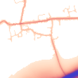 Daytime road noise heatmap for DN39 6FB