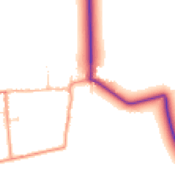 Daytime road noise heatmap for DN39 6SD