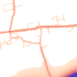 Daytime road noise heatmap for DN39 6SN