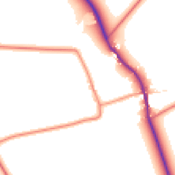 Daytime road noise heatmap for DN39 6XN