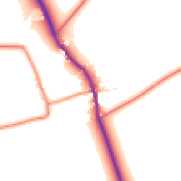 Daytime road noise heatmap for DN39 6XW
