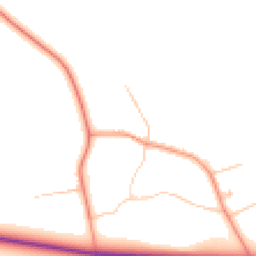 Daytime road noise heatmap for DN39 6YY