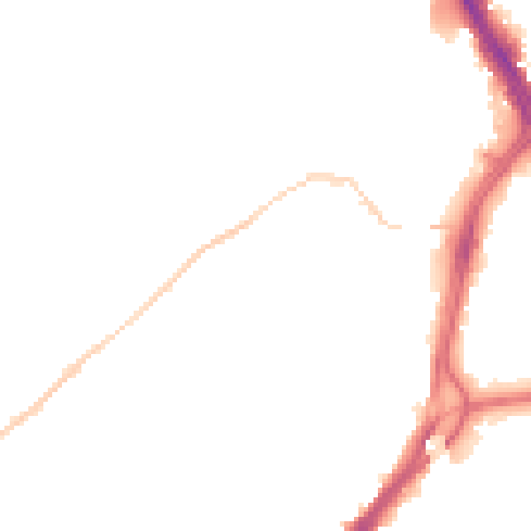 Night-time road noise heatmap for DN4 0BB